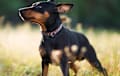 Miniature Pinscher - black and rust