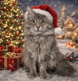 Photo of Scarlett bonded to Mufasa