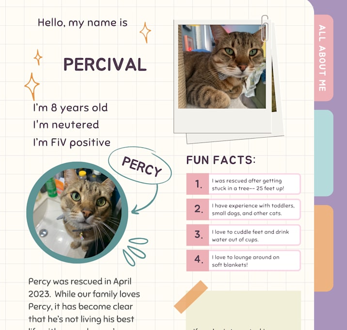 Photo of Percival "Percy"