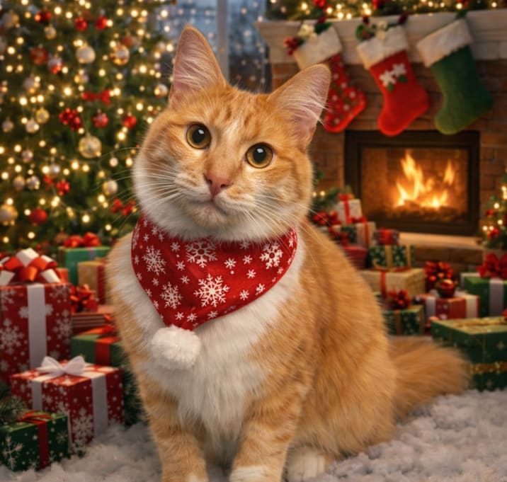 Photo of Mufasa bonded to Scarlett