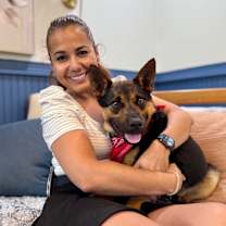 Thumbnail photo of Pinky Pie the mini shepherd with the mighty soul #2