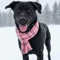 Thumbnail photo of Black lab, black lab #1