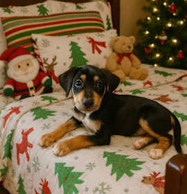 Photo of Christmas Pups - Cindy Lou