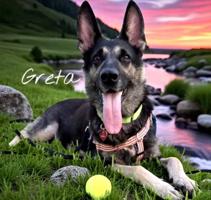 Photo of Greta, foster to adopt home needed immediately