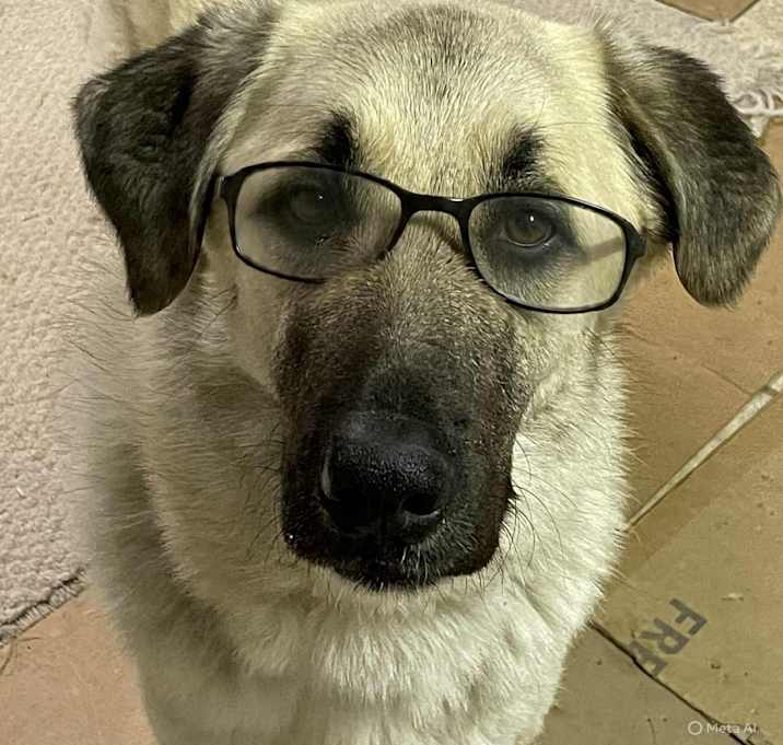 Photo of Charlie looking for my family